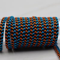 Weiou Laces 4MM Orange Blue Black Woven High-quality Laces Jogger Pants Cord High Tensile Strength String Sneaker Kids & Adults