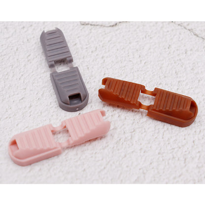 20 Color Lazy No Laces Lock Buckle No Tie Solid Color Combination Plastic Elastic Laces Tip Lazy Shoelace Sportswear Accessories