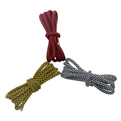 Weiou Brand New Polyester Rope Outdoor Climbing vintage Pure Color Round Two Color Shoelaces For Casual Sneakers Shoes