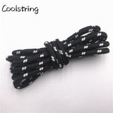 0.45cm Outdoor Unisex Casual Round Striped Sports Shoelace With Dots Bootlaces Shoestrings For Dorky