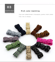 Nice Selection 4.5MM Durable Hiking Laces Pretty Double Color Polyester Ropes Outdoor Activity Top