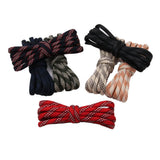 Weiou New Personality Shoelaces 5MM Round Polyester Five Twill Laces Unisex Cool Shoestrings For