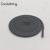 Highlight 3M Round Reflective Shoelace Colored Shoe String Cool Grey Lace Customized Safety Easy Tie