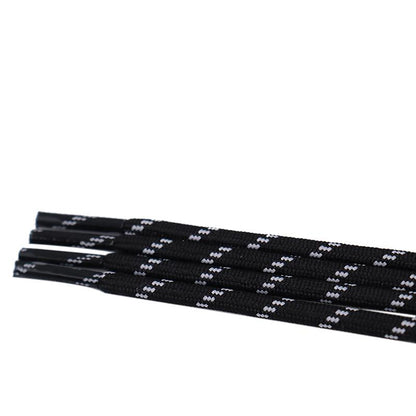 4.5MM Black White Eco-Frendly Material Polyester Normal Ropes For Running Jogging Boots Shoes