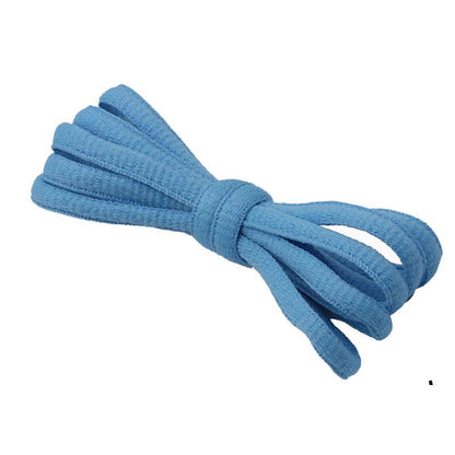 Premium Blue Oval Beach Shoe Ropes Authentic Polyester Pure Cotton Laces 6MM Shoelaces Clothing For