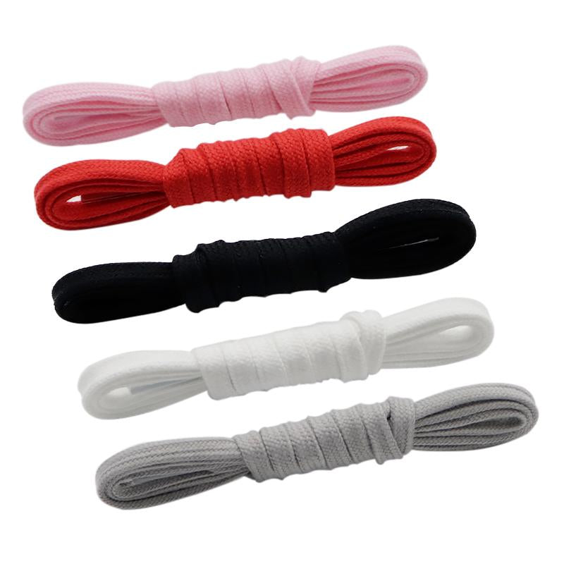 Weiou Shoelaces Clothing 7MM Flat Shoestrings Pure Color Waist Laces Eco Friendly Polyester Men