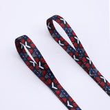 Wild Printed Boot Laces Flat Single Layer Network Printing Shoelaces Korean Version For Men Women