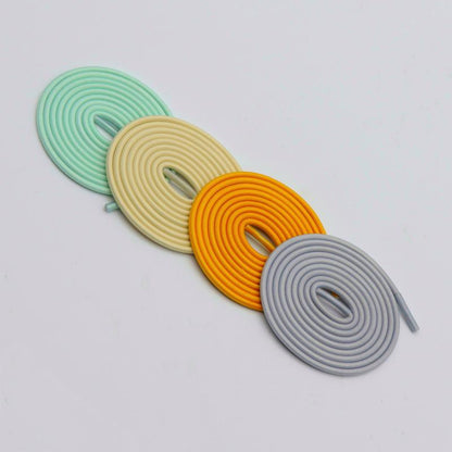 3MM Elastic Shoelaces With Transparent Laces Head Excellent Ductility Stretch Ropes For Winding