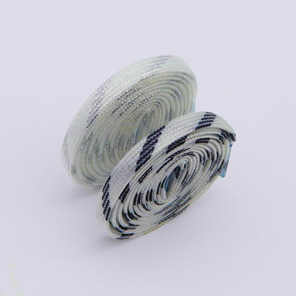 Pretty Shoe Accessories 7MM Metallic Yarn Shoelace 2021 High Ranking Material Making Lace Shining