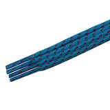 Weiou 3MM Blue Red Thiny Polyester Laces Top Quality Cheap Normal Ropes With Plastic Shoelace End