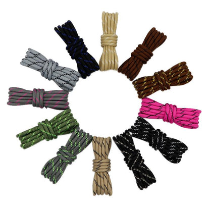 Nice Selection 4.5MM Durable Hiking Laces Pretty Double Color Polyester Ropes Outdoor Activity Top