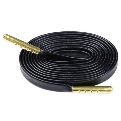 Weiou 7MM Shoestring Accessories Exquisite Quality PU Leather Shoelaces For Custom Cords Bulklace