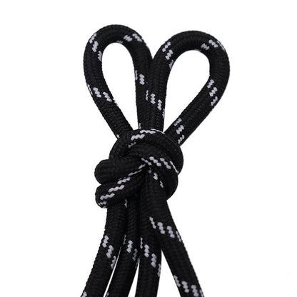 4.5MM Black White Eco-Frendly Material Polyester Normal Ropes For Running Jogging Boots Shoes