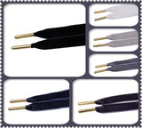 1.27CM Suede Lace With Golden Metal Aglet Elegant Fluff Velvet Single-sided Cashmere Material