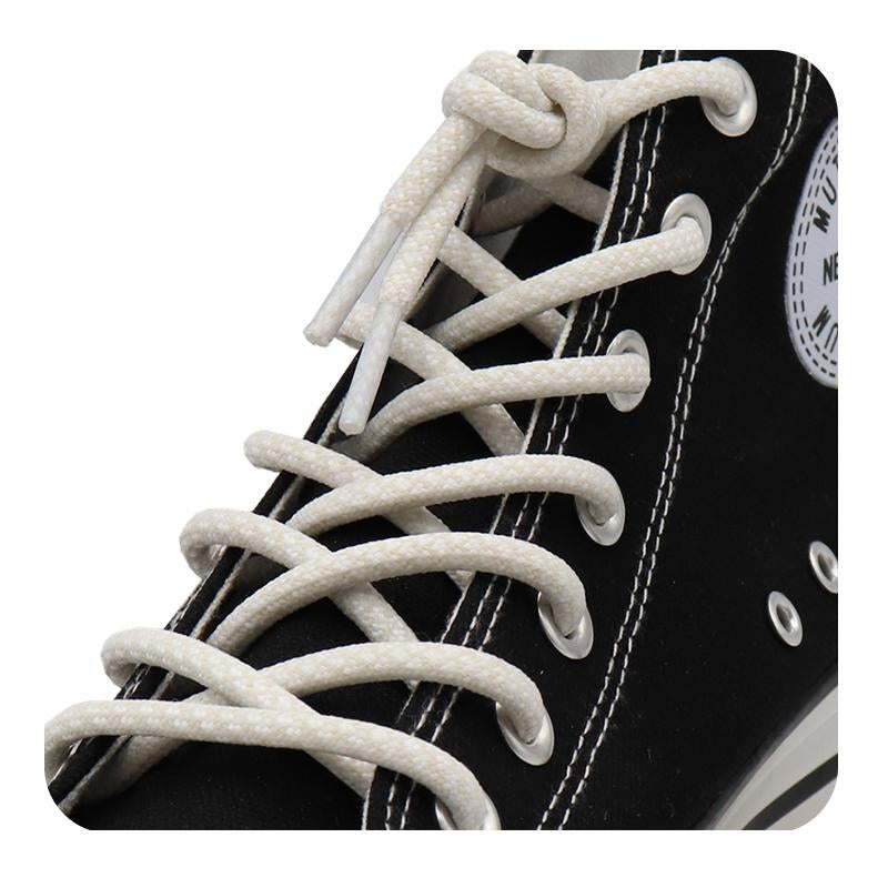 Weiou New 0.47 CM Diameter Round Rope Reflective Shoelaces For Women Men Night Running Sneakers