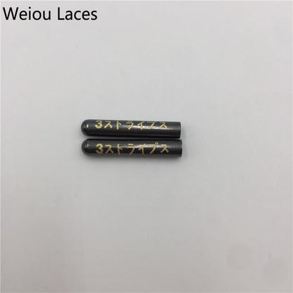 Weiou(100Pcs/25sets) Luxury Seamless Shiny Metal Tips DIY Round Bullet Aglets Clothing Laces Head