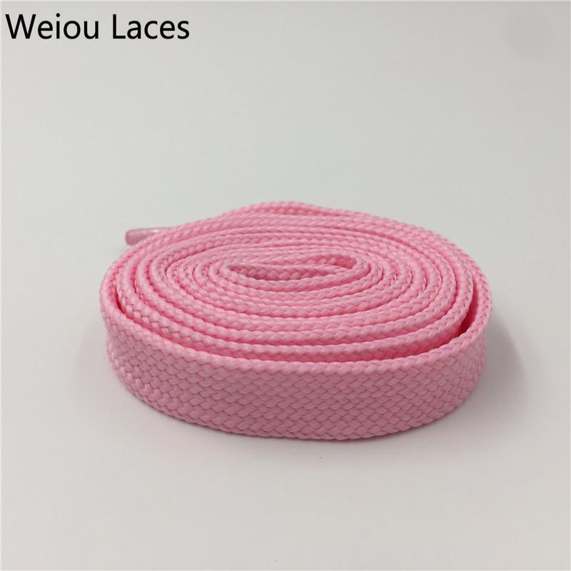 Weiou Heavy Duty Boot Laces Sneaker Colorful Athletic Designer Flat Wide Shoes Strings 1.8cm/0.7''