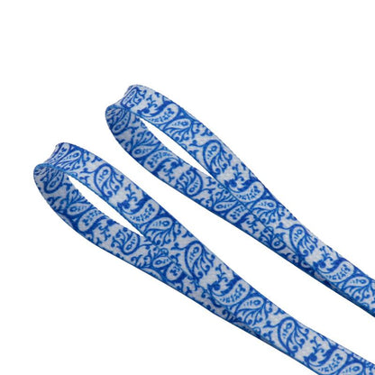 Top Weiou Laces 8MM Shoelaces Clothing Bright Blue Sport Basketball Strings With Pretty Floral Heat