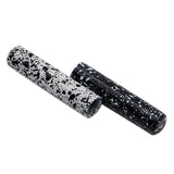 White Black Ink Dots Shoelace Tips 4.6*20mm Speckle Lace Ends Easy Installation For Canvas Snkeaker