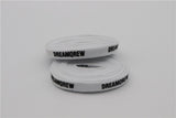 8MM Double Layer Stronger Polyester Shoelaces "DREAMQREW" Letter Printing Unisex For Canvas Boots