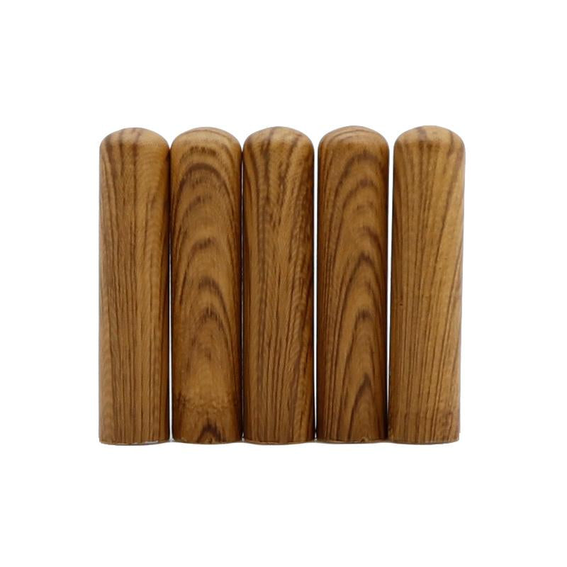 New Lace End 4.7*20.6MM Ancient-Wood Texture Shoelace Ends 4 pcs/lot For Hiking Boot Rope Plain