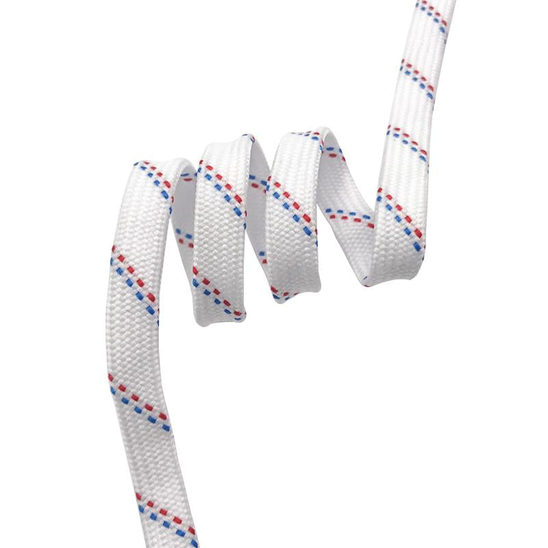 Weiou Classic 7mm Cool White Red Blue Flat Tublar Shoelaces Brand New Athletic Boots Laces For Men