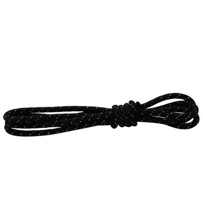 4.5MM Black Silver Round Ropes 60-180CM Laces For Free Selection Cheaper Cords For Hiking Boots