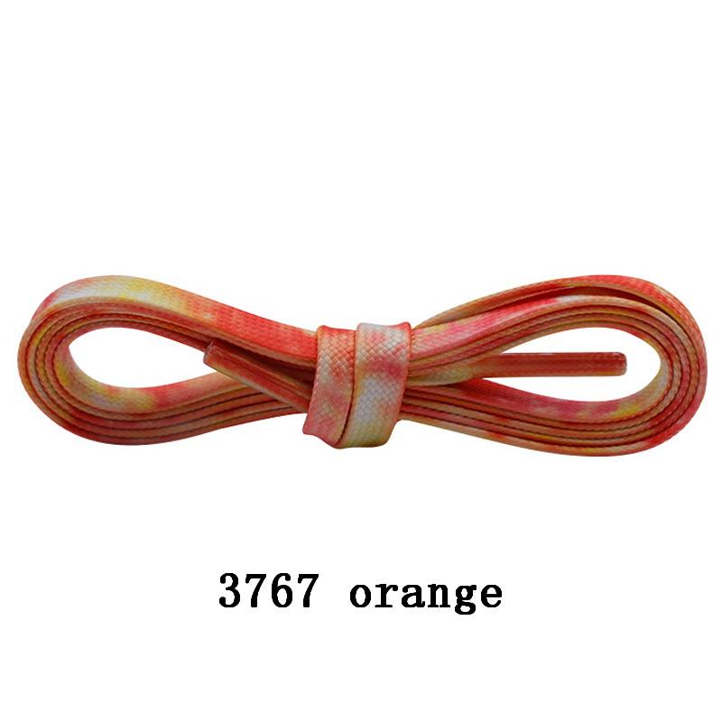 New Tie-dye Non-fading Shoe Laces Shoe Lace Unisex Flat Boot Laces 120/140/160CM Shoestrings for AF1