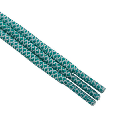 Weiou Laces Top Shoe Accessories 4.5MM Durable Affordable Cyan Blue Green Polyester Ropes Picnic