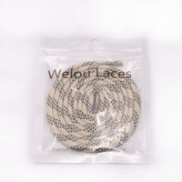 Weiou New Popular Shoelaces Men Women Cool Shoestrings For Running Shoes 5MM Round Polyester Five