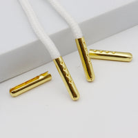 Weiou 100 Pcs/Lot 3.8x22mm Metal Shoelace Bullet Ends Aglet Tip Replacement Shoes Clothes Lace