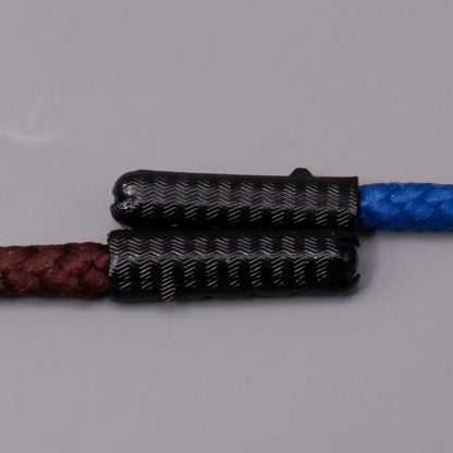 New Ropes End 4*22mm Gun Black Spiral Pattern Metal Shoelace Aglets The Durable Tips Of Laces