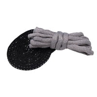 6MM Unique Oval Shoelaces Clothing Men Women Sneaker 2021 Autume Winter Black Gray Unisex Ropes For