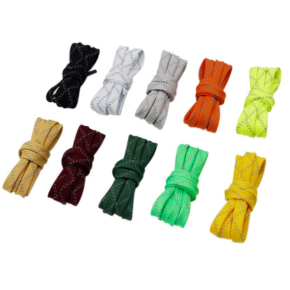 Weiou recommends new glamour laces every week 0.8cm wide 3M reflective laces Flat double stripe twill reflective design