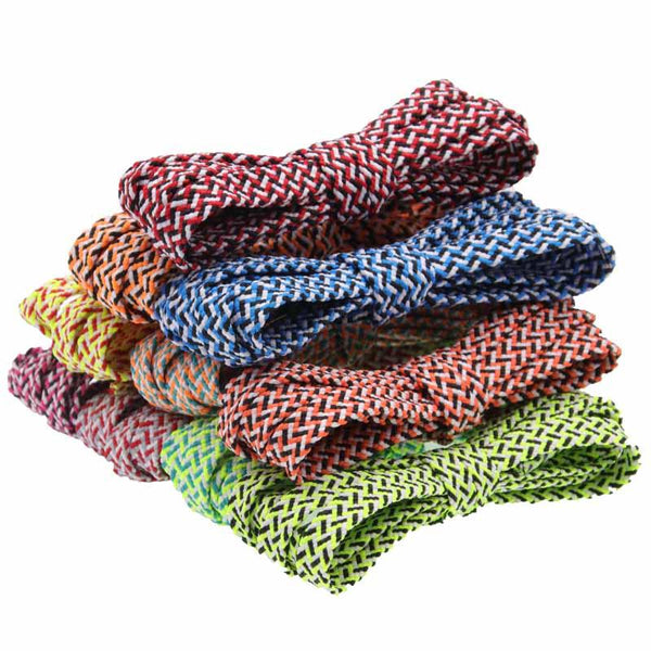 7mm Premium 3 Colorful Flat Polyester Shoelaces For Casual Canvas Men Women Sneaker 2021 Trendy