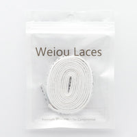 Weiou Strings Official Store 8M Flat Shoelaces Japanese Texts Printing Black White Cords For Canvas