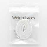 Weiou Strings Official Store 8M Flat Shoelaces Japanese Texts Printing Black White Cords For Canvas