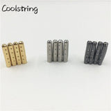 4pcs/set 3.8*22mm bullet metal aglets Shoe Lace Tips Replacement Head for Shoestrings Clothes