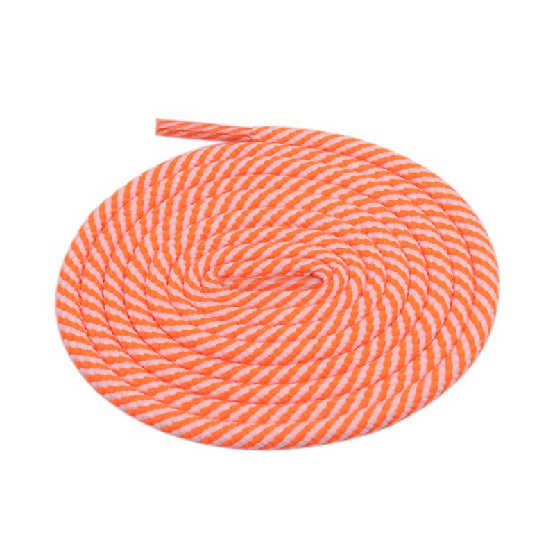 New Double Colors Spiral Pattern Hiking Ropes 4.5MM Durable Best Laces Outdoor Sport Top Running