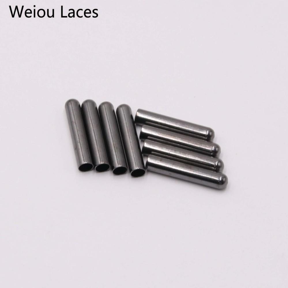 Weiou 20pcs 4.3x22mm Shoes Accessories Diy Shoelaces Shoe Lace Tips Unsex Women Replacement Head For