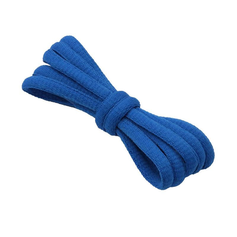 Weiou New Pure Color Oval Cotton Ropes 6MM Blue Purple Shoelaces Authentic Polyester Premium Cords