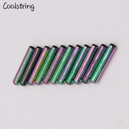 Luxury 4pcs/set Round Colorful metal aglets for DIY Shoelaces Drawstring Women Men Shoe Lace Tips