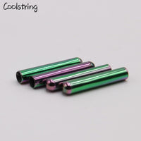 Luxury 4pcs/set Round Colorful metal aglets for DIY Shoelaces Drawstring Women Men Shoe Lace Tips