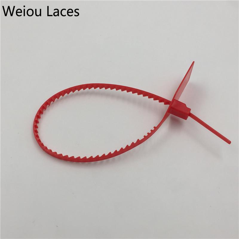 Weiou Laces Colorful Zip Tie  NEW Disposable Plastic Tips With White Text 2018 2019 2020 Or No Text