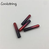 4pcs/Set New 3.8x22mm Gradient Seamless Electric Plating Painted Metal Tips Replacement Bullet Head