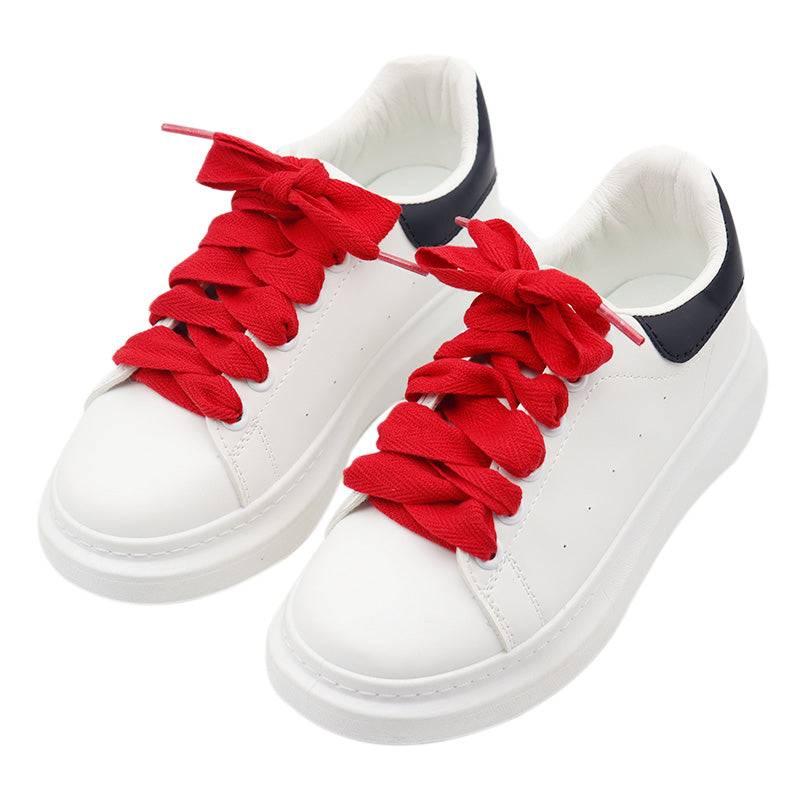 Weiou Flat Satin Ribbon Silk Herringbone Shoelaces With Plastic Tip For Sneaker Children Women Kids Laces