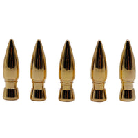 Weiou Manufacturer Metal Shoe Accessories Draw Cord Tips Golden Bullet Alloy-Metal Head Shoe Decoration