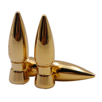 Weiou Manufacturer Metal Shoe Accessories Draw Cord Tips Golden Bullet Alloy-Metal Head Shoe Decoration