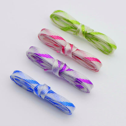 Pretty Shoe Accessories 7MM Metallic Yarn Shoelace 2021 High Ranking Material Making Lace Shining