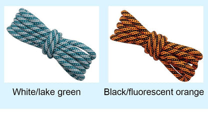 4.5MM Double Color Combination Orange Sky Blue Shoelaces No Elastic Stonger Ropes For Sneaker Sport